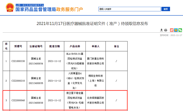 国内首款单核苷酸位点微卫星不稳定（MSI）基因检测试剂盒获批上市_Ebpay(中国)基因